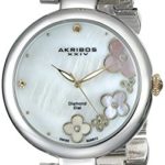 Akribos XXIV Women’s AK645TRI “Lady” Diamond-Accented Watch