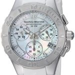 Technomarine Women’s ‘Cruise’ Quartz Stainless Steel and Silicone Casual Watch, Color White (Model: TM-115083)