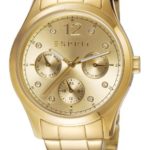 Esprit es106702002 36mm Gold Steel Bracelet & Case Mineral Women’s Watch