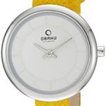 Obaku Women’s V146LXCIRY Analog Display Analog Quartz Orange Watch