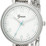 Geneva Women’s 2439B-GEN Analog Display Analog Quartz Silver Watch