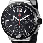 TAG Heuer Men’s CAU1110.FT6024 Formula 1 Black Dial Black Rubber Strap Quartz Watch