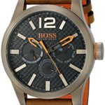 BOSS Orange Men’s 1513240 Paris Japanese Quartz Brown Watch with Analog Display