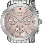 Michele Women’s Swiss Quartz Stainless Steel Casual Watch, Color:Silver-Toned (Model: MWW30A000018)