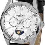 Jacques Lemans LIVERPOOL MOONPHASE 1-1901A Mens Wristwatch Lunar Phase Indicator