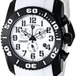 Swiss Legend Men’s 11876-TIB-02 Commander Titanium Analog Display Swiss Quartz White Watch