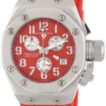 Swiss Legend Women’s 10535-05 Trimix Diver Chronograph Red Dial Red Silicone Watch