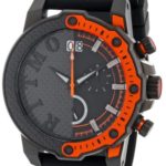 Ritmo Mundo Unisex 1201/3 Orange Quantum Sport Quartz Chronograph Carbon Fiber and Aluminum Accents Watch