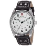 Swiss Military Hanowa Men’s Sergeant 06-4181-04-001 Brown Leather Quartz Watch with White Dial