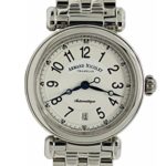 Armand Nicolet Men’s Automatic Watch Silver with Stainless Steel Bracelet Arc Royale 9430A-AG-M9430