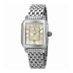 Michele Women’s Swiss Quartz Stainless Steel Casual Watch, Color:Silver-Toned (Model: MWW06T000169)