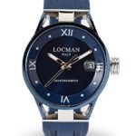 LOCMAN Watch Montecristo LADY Only Time Quartz Movement 10ATM 33mm Blue Dial