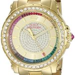 Juicy Couture Women’s 1901228 Pedigree Analog Display Quartz Gold Watch