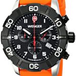Wenger Men’s 01.0853.103 Roadster Chrono Analog Display Swiss Quartz Orange Watch
