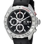 Tag Heuer Men’s CAZ2010.FT8024 ‘Formula 1’ Stainless Steel Swiss Automatic Watch With Black Rubber Strap