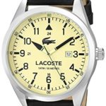 Lacoste Men’s 2010782 Montreal Analog Display Japanese Quartz Black Watch