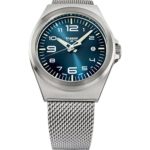 traser P59 Essential M Blue Dial Milanese Stainless Steel Band Men’s Watch 108205