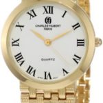 Charles-Hubert, Paris Men’s 3795 Classic Collection Gold-Plated Watch