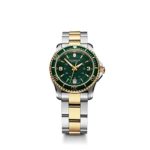 Victorinox Swiss Army Women’s 241612 Maverick Watch with Green Dial and Two-Tone Stainless Steel Bracelet