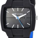 Rip Curl Men’s ‘Tour’ Quartz Plastic and Silicone Sport Watch, Color:Black (Model: A2749-BLB)