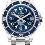 Breitling Superocean II 36 Blue Dial Stainless Steel Watch A17312D1/C938-179A