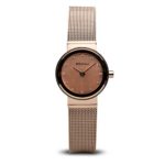 BERING Time 10122-366 Womens Classic Collection Watch with Mesh Band and Scratch Resistant Sapphire Crystal. Designed in Denmark.