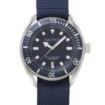 Nautica Men’s ‘Portofino’ Quartz Stainless Steel and Silicone Casual Watch, Color:Blue (Model: NAPPRF001)