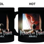 Attack on Titan Color Change Coffee Mug Eren Titan Window Heat Change Mug