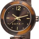 Esprit es-josie ES107712004 Wristwatch for women Horn-rimmed look