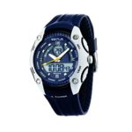SECTOR Men’s ‘Street Fashion’ Quartz Stainless Steel and Rubber Sport Watch, Color:Blue (Model: R3251574005)
