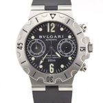 Bvlgari Diagono Stainless Steel Automatic Mens Watch SCB 38 S (Certified Pre-Owned)
