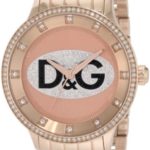 D&G Dolce & Gabbana Women’s DW0847 Prime Time Triple Rose Gold D&G Logo Watch