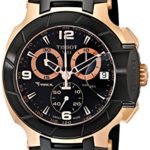 Tissot Men’s T0484172705706 Rose Gold-Tone Watch with Black Band