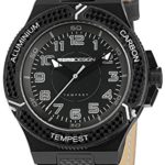 Momo Design Tempest Young Quartz Watch, Sandblasted Aluminium, PVD, MD2114BK-13