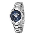 SECTOR Women’s ‘120’ Quartz Stainless Steel Sport Watch, Color:Silver-Toned (Model: R3253588501)