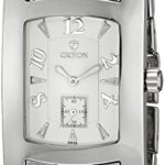 CROTON Men’s CN307186SSSL Heritage Analog Display Quartz Silver Watch