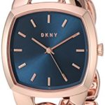 DKNY Women’s ‘Chanin’ Quartz Stainless Steel Casual Watch, Color:Rose Gold-Toned (Model: NY2568)