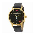 kate spade new york Women’s KSW1039 Metro “Somewhere” Watch with Leather Band