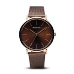 BERING Time 13436-265 Classic Collection Watch with Mesh Band and Scratch Resistant Sapphire Crystal. Designed in Denmark.