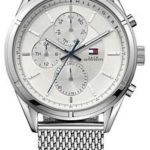 Tommy Hilfiger Men’s 1791128 Sport Lux Silver-Tone Stainless Steel Watch