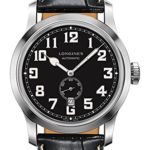 Longines Heritage Miltary Automatic Black Leather Mens Watch L28114530