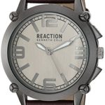 Kenneth Cole REACTION Men’s ‘Sport’ Quartz Metal Casual Watch, Color:Brown (Model: 10030947)