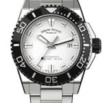 Armand Nicolet Men’s Diver Automatic Watch with Stainless Steel Bracelet A480AGN-AG-MA4480AA