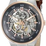 Kenneth Cole New York Men’s KC8047 Automatic Analog Display Japanese Automatic Brown Watch