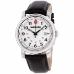 Wenger Urban Classic White Dial Leather Strap Men’s Watch 011041101