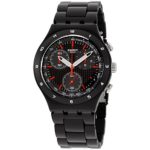 Swatch Unisex YCB4019AG Aluminum Black Dial Watch