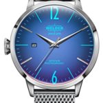 Welder Moody Stainless Steel Mesh 3 Hand Watch with Date 42mm
