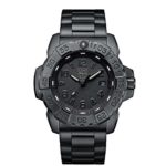 Luminox Men’s ‘SEA’ Swiss Quartz Stainless Steel Casual Watch, Color Black (Model: 3252.BO)