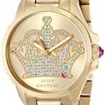 Juicy Couture Women’s 1901149 Jetsetter Analog Display Quartz Gold Watch