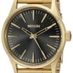Nixon Men’s A4501604 Sentry 38 SS Analog Display Analog Quartz Gold Watch